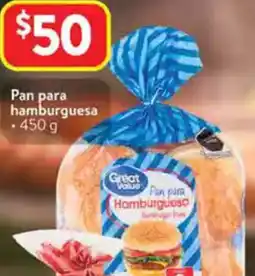 Walmart Pan para hamburguesa oferta