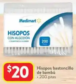 Walmart Medimart Hisopos con algodon oferta