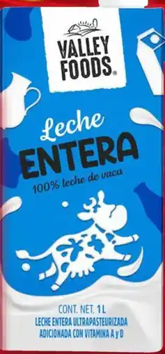 Soriana Híper Valley Foods Leche Entera oferta