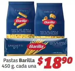 Soriana Híper Barilla Pastas oferta