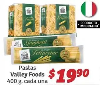 Soriana Híper Valley Foods Pastas oferta