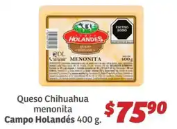 Soriana Híper Campo Holandés Queso Chihuahua oferta