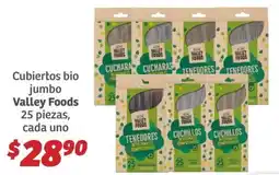 Soriana Híper Valley Foods Cubiertos bio jumbo oferta