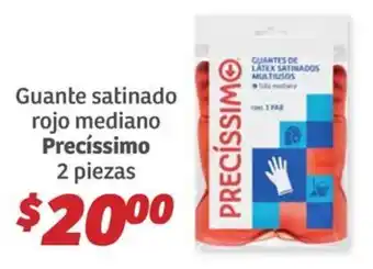 Soriana Híper Precíssimo Guante satinado rojo mediano oferta