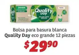 Soriana Híper Quality Day Bolsa para basura blanca oferta