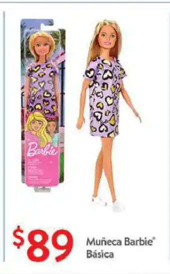 Walmart Muñeca Barbie Basica oferta