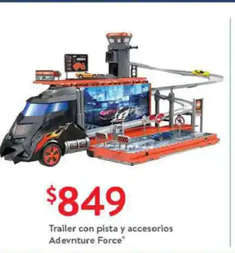 Trailer Con Pista y Accesorios Adventure Force