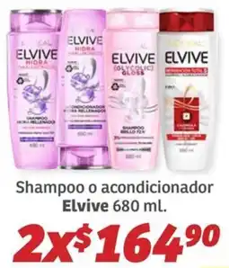 Soriana Híper Elvive Shampoo o acondicionador oferta