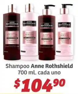 Soriana Híper Anne Rothshield Shampoo oferta