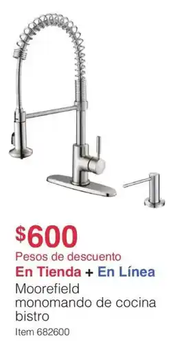 Costco Moorefield monomando de cocina bistro oferta