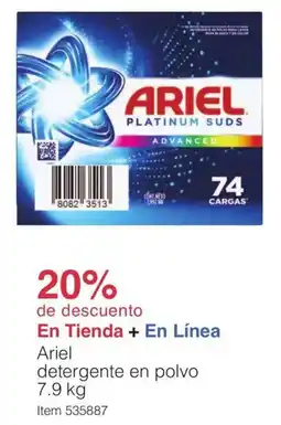 Costco Ariel detergente en polvo oferta