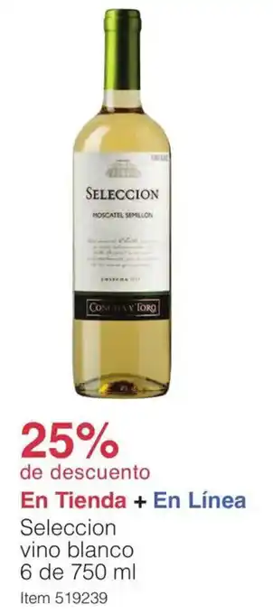 Costco Selecion vino blanco oferta