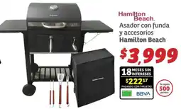 Soriana Híper Hamilton Beach Asador con funda y accesorios oferta