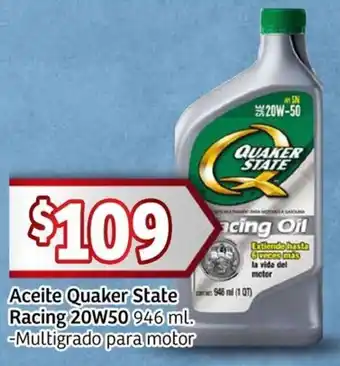 Soriana Mercado Quaker state aceite racing oferta