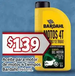 Soriana Mercado Bardahl aceite para motor de motos oferta