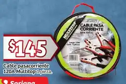 Soriana Mercado Cable pasacorriente 120a multitop oferta