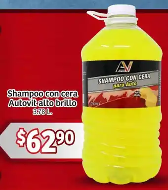 Soriana Mercado Shampoo con cera Autovit alto brillo oferta