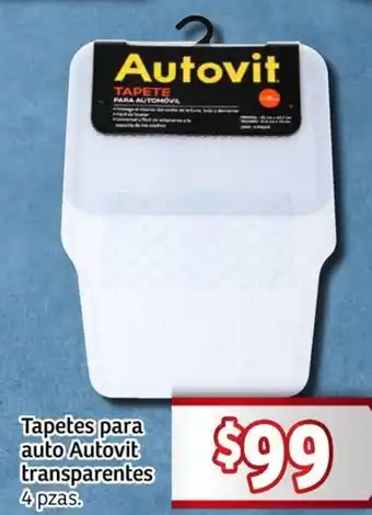 Soriana Mercado Autovit tapetes para auto transparentes oferta