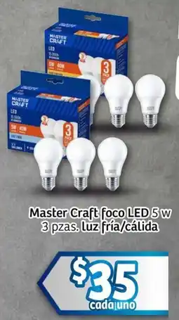 Soriana Mercado Master craft foco led oferta