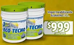 Soriana Mercado Ecotecho impermeabilizante oferta