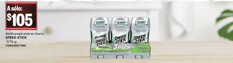 City Club Antitranspirante en barra SPEED STICK oferta