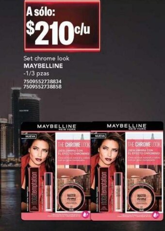 Set Chrome Look MAYBELLINE