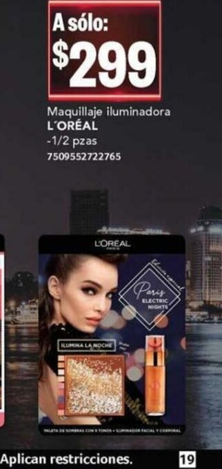 City Club Maquillaje iluminadora L'OREAL oferta