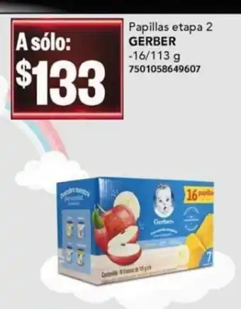 City Club Papillas etapa 2 GERBER oferta