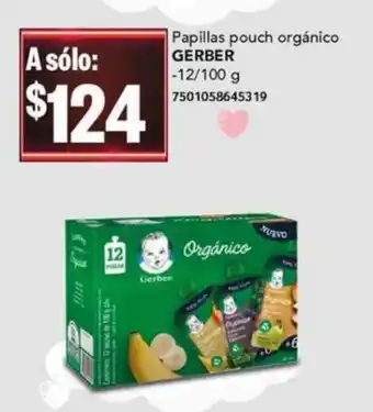 Papillas pouch organico GERBER