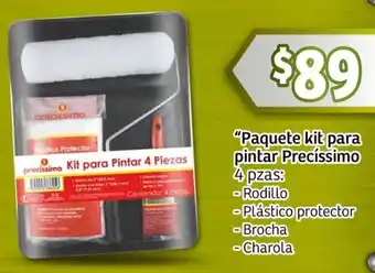 Soriana Mercado Precíssimo paquete kit para pintar oferta