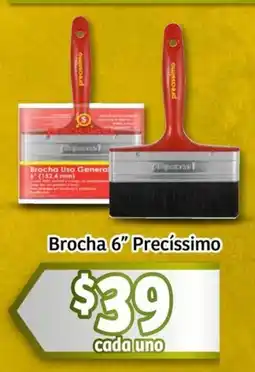 Soriana Mercado Precíssimo brocha 6" oferta