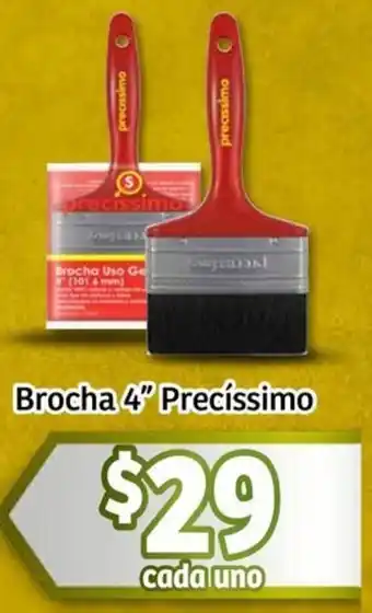 Soriana Mercado Precíssimo brocha 4" oferta