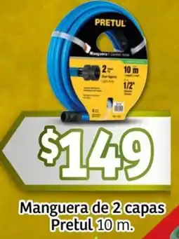 Soriana Mercado Pretul manguera de 2 capas oferta