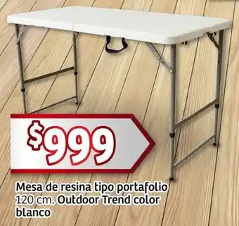 Soriana Mercado Mesa de resina tipo portafolio oferta