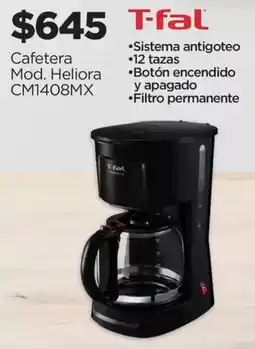 Chedraui T-fal cafetera oferta