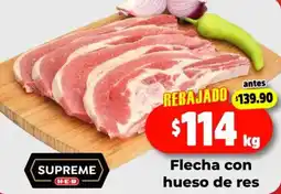 HEB H-E-B supreme flecha con hueso de res oferta
