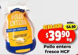 HCF Pollo entero fresco