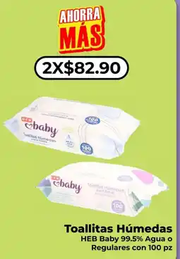 HEB HEB baby toallitas húmedas oferta