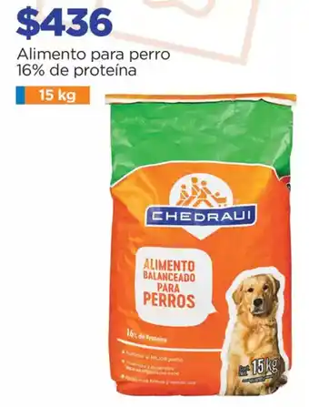 Chedraui Chedraui alimento para perro 16% de proteína oferta