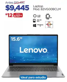 Chedraui Lenovo laptop 15.6" oferta