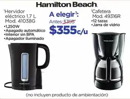 Chedraui Hamilton beach hervidor eléctrico oferta