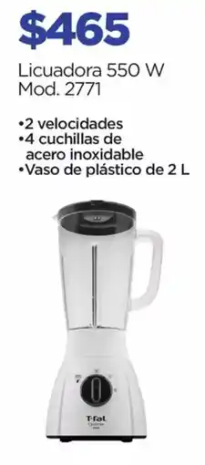 Chedraui T-fal Licuadora oferta