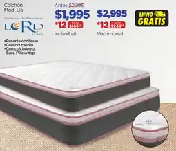 Chedraui Colchón Mod. Lía oferta
