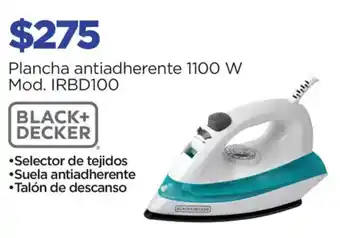 Chedraui Black+ decker plancha antiadherente oferta