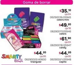 Tony Super Papelerías Goma de borrar colors mini oferta