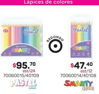 Tony Super Papelerías Lápices de colores oferta