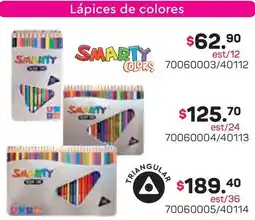 Tony Super Papelerías Lápices de colores oferta