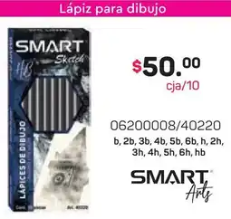 Tony Super Papelerías Lápiz para dibujo smart arts oferta