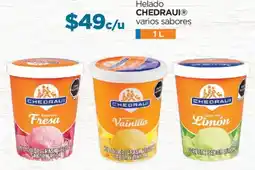 Chedraui Chedraui helado varios sabores oferta