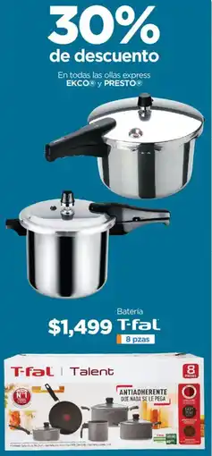 Chedraui T-fal Batería oferta